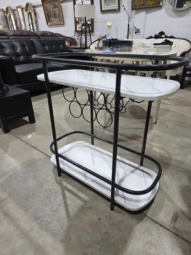Wine Rack Display/Serving Console