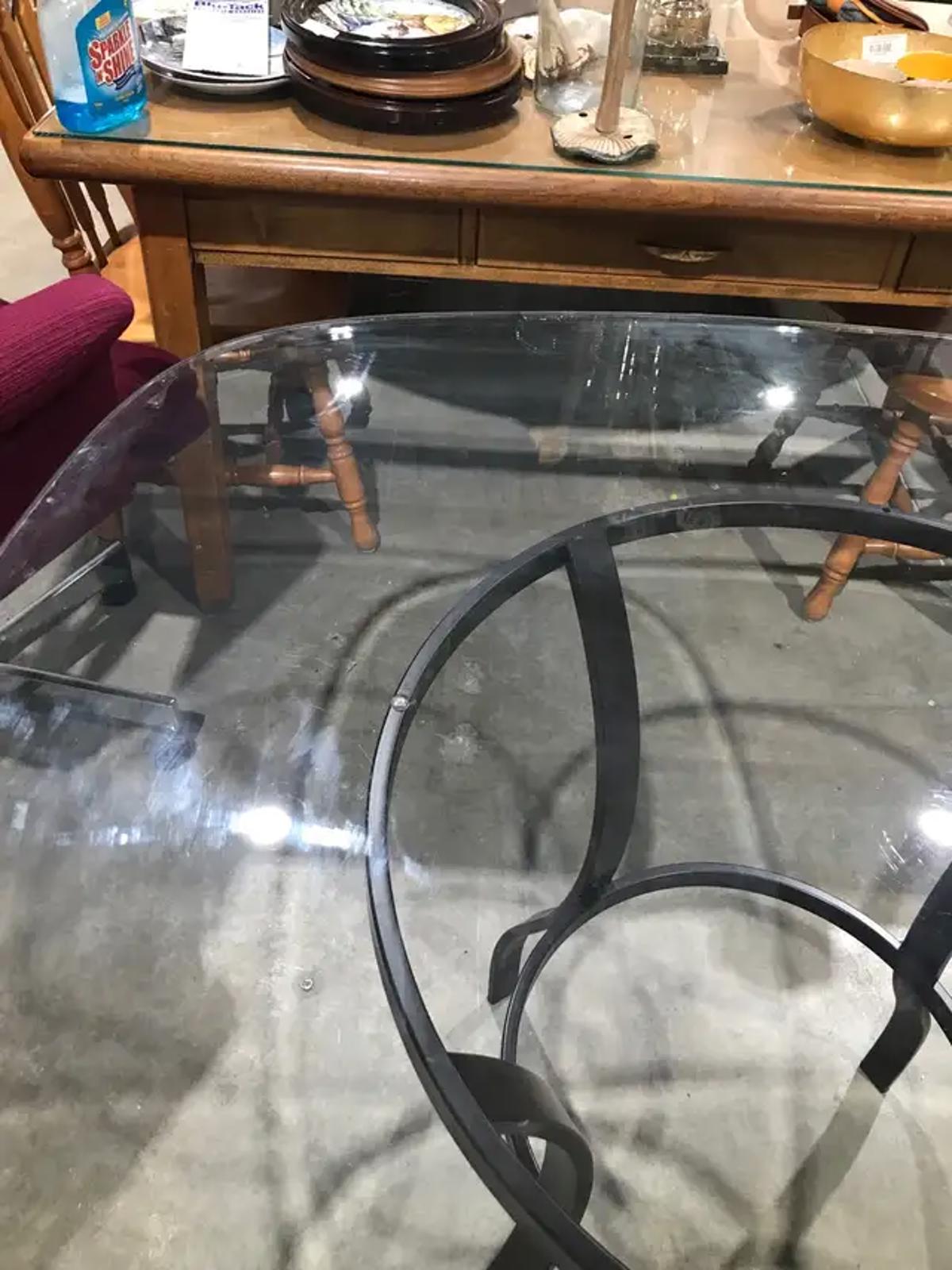 Glass Patio Table