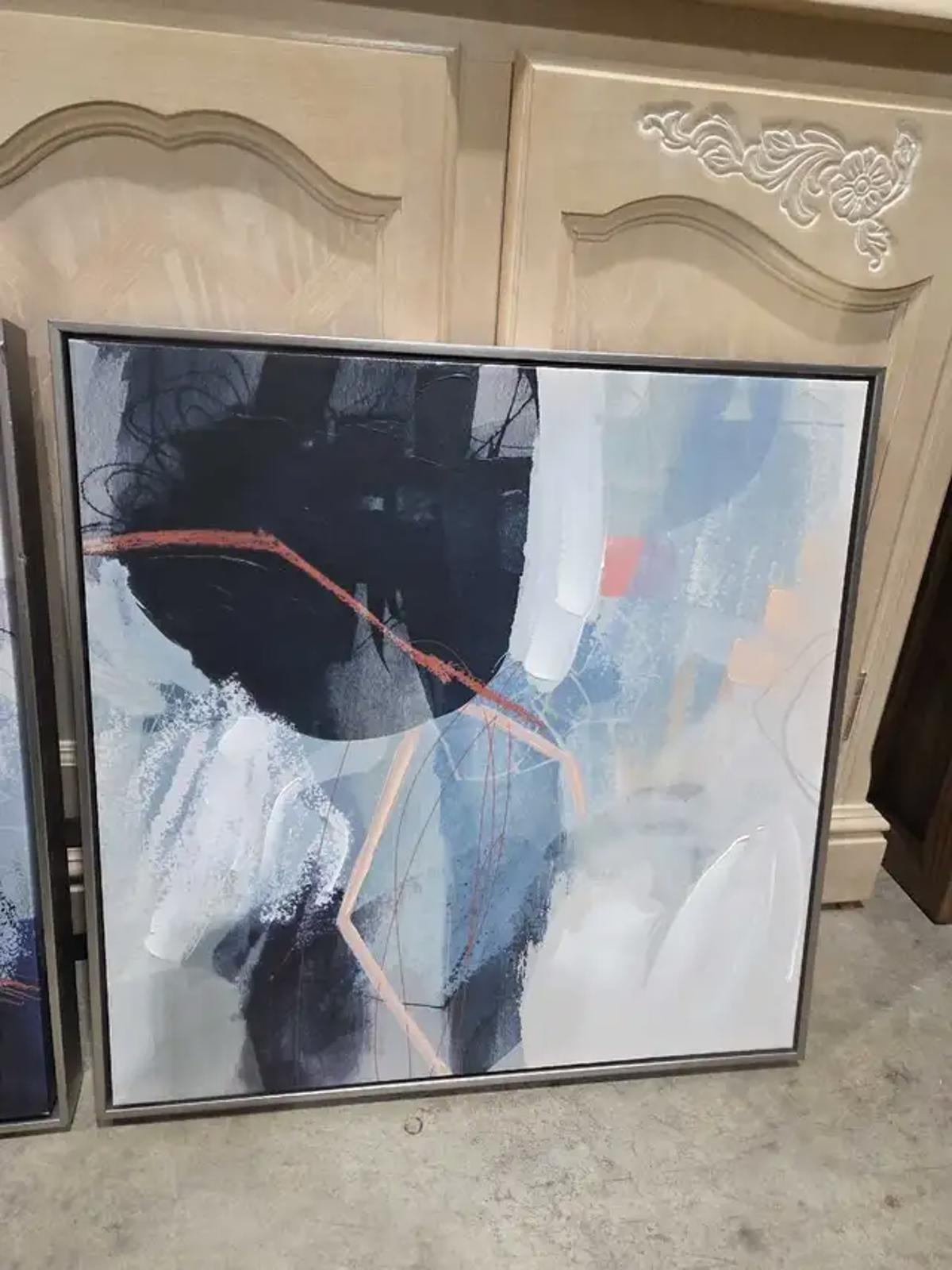Framed Original Abstract Wall Art - 2 Available