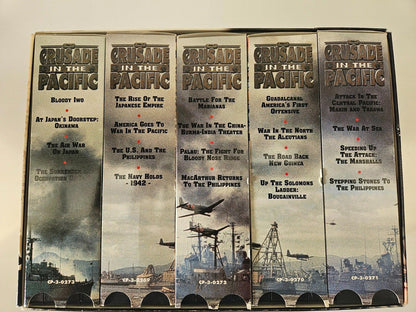 Crusade In The Pacific VHS Tape BOXSET Westbrook Van Voorhis