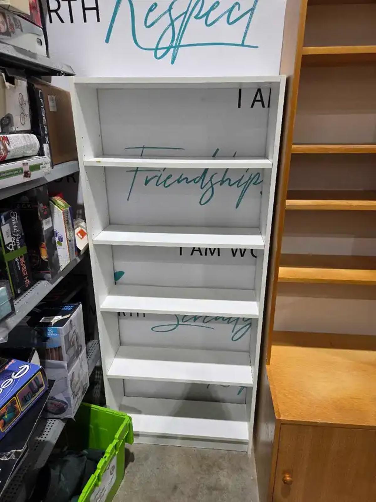 White Ikea Billy Bookcase