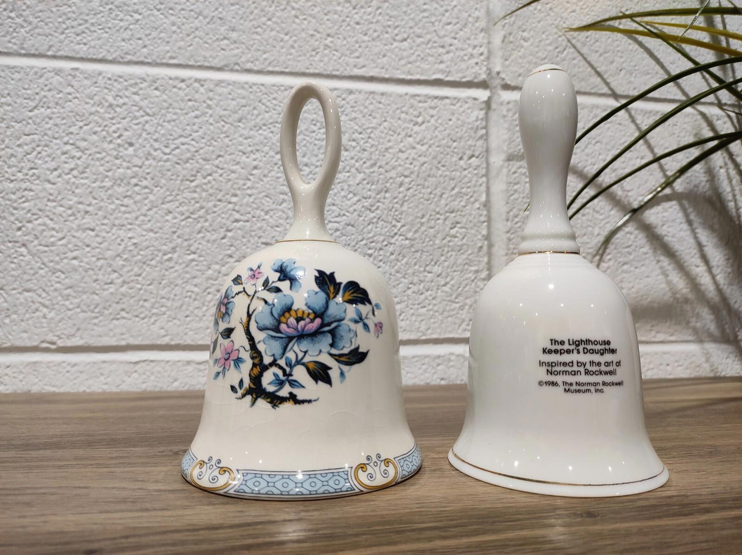 Vintage Sadler Porcelain Bell & Lighthouse Keeper's Daughter CERAMIC BELL