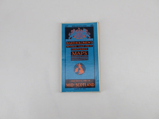 Bartholomew's Revised "Half-Inch" Contoured Maps Great Britain, 45 Mid-Scotland