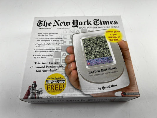 Vintage Excalibur The New York Times Touch-Screen Crossword Puzzle NEW