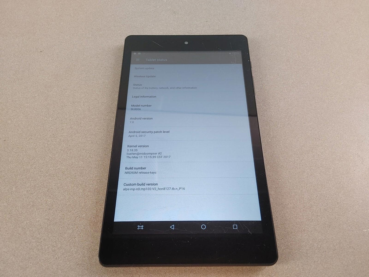 DIGILAND DL8006 8 inch Android Tablet Black - Fair