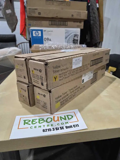 Xerox Yellow Toner Cartridge - 4 Available