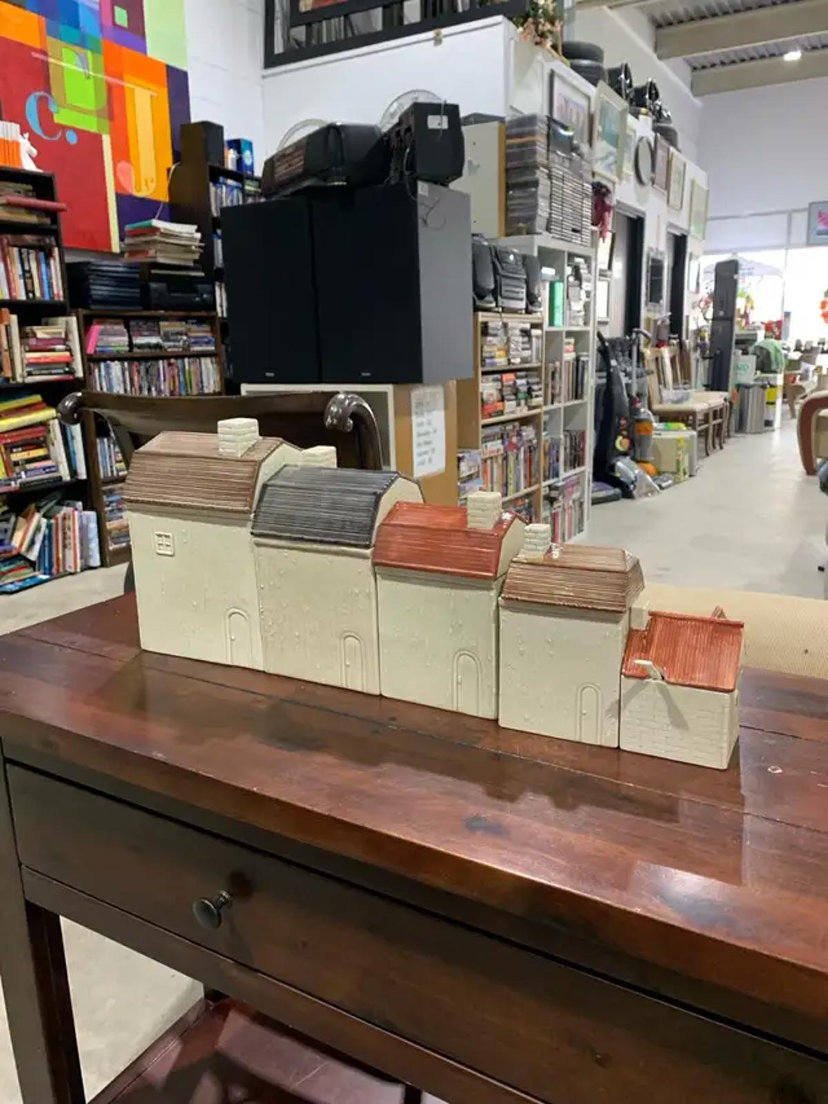 Ceramic Houses for Kitchen Storage