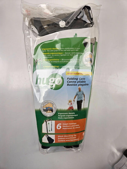 Hugo 32" Ergonomic Handle Folding Shaft Walking Cane
