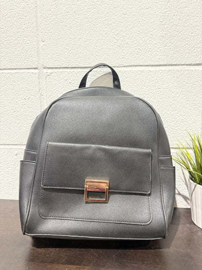 Stylish Black Mini Backpack Purse
