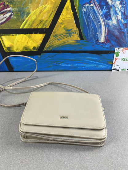 Buxton Women’s crossbody Bag – Beige (Good Condition)