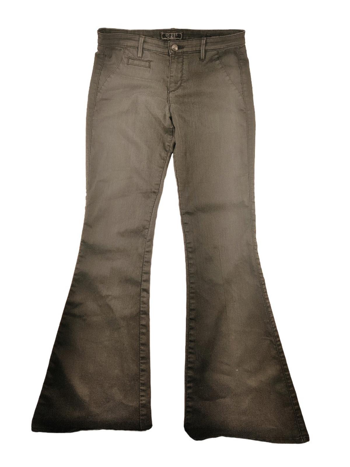 Guess Y2K Low Rise Flared Black Jeans Women's Size 28