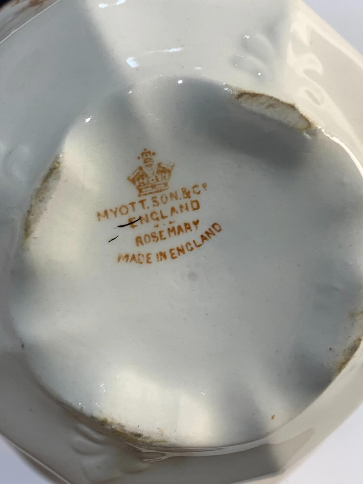 1930's Myott Rosemary Bowl