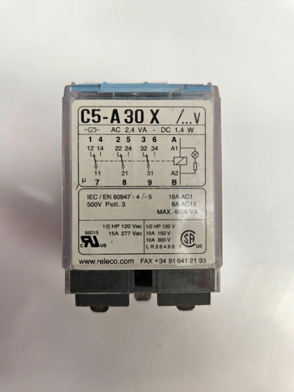 RELECO MR-C C5-A 30 X AC24V Intermediate Relay