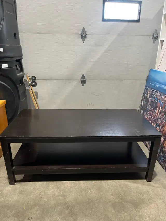Vintage solid wood coffee table