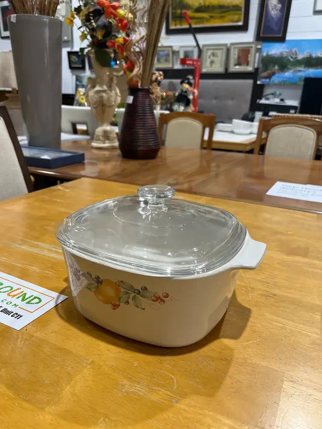 Casserole vintage Corelle Corningware de 3 L avec couvercle