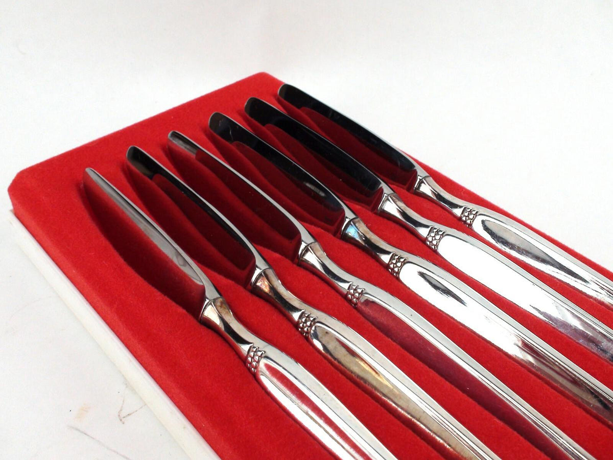 Robbe & Berking R&B Silber-Box Silver Plated Cutlery, Desert Knives, 90 Gram