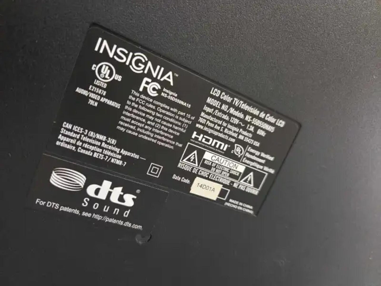 Insignia 55" LED - 1080p - 120Hz - HDTV