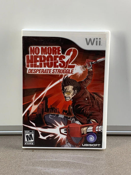 No More Heroes 2: Desperate Struggle (Nintendo Wii, 2010) CIB - Tested