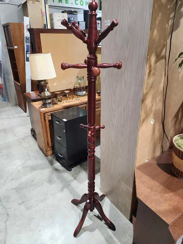 Traditional Wooden Coat Rack