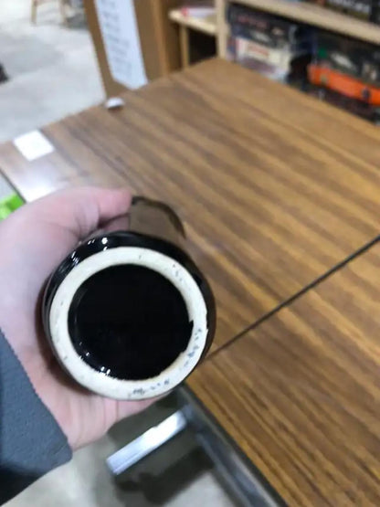 Small Black Floral Vase