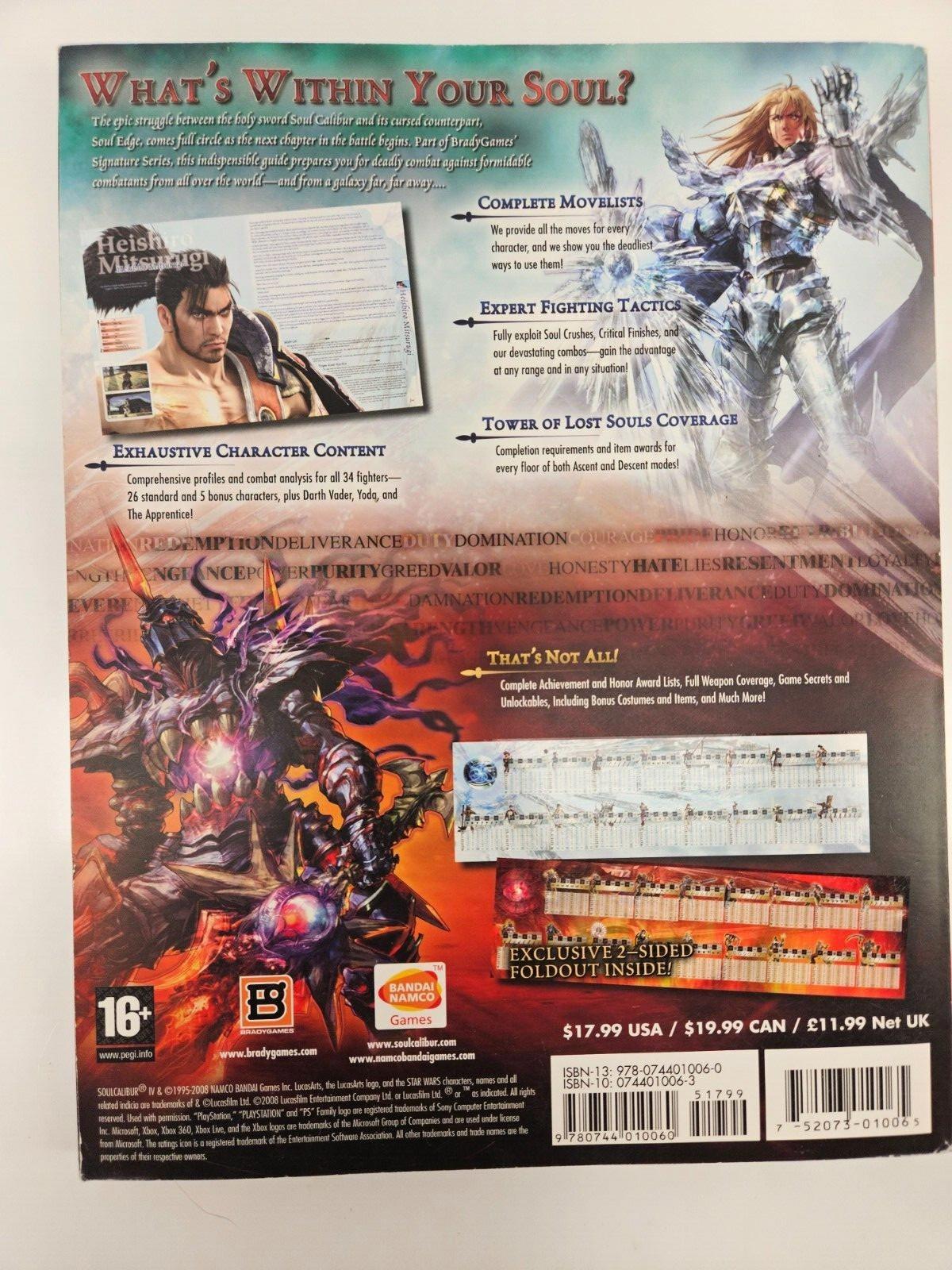 Soul Caliber IV 4 Strategy Guide Bradygames Prima