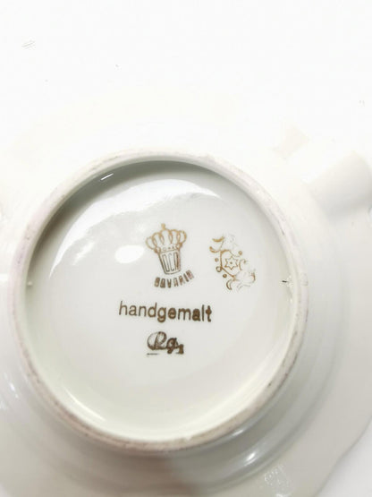 Bavaria Germany Plates & Creamer.