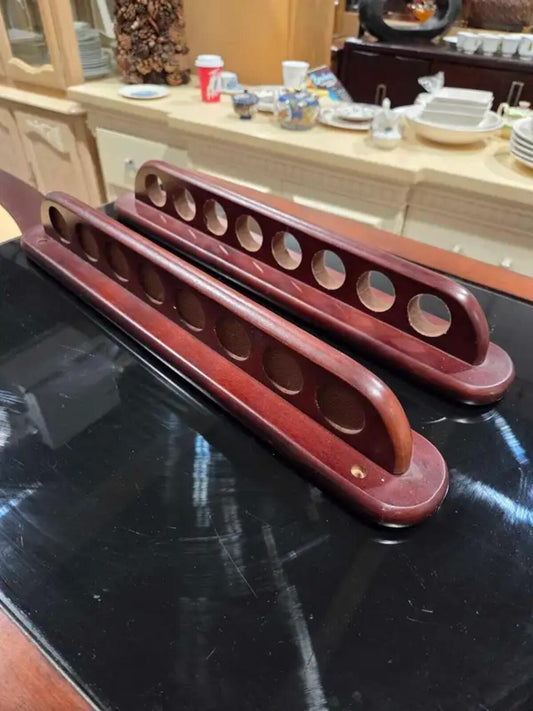 Wall Mounted Wooden Cue Rack