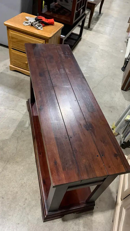 Rustic Wooden Console Table