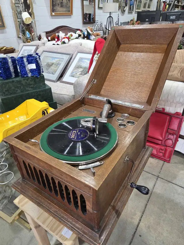 Antique Phonola Record Player - 1907