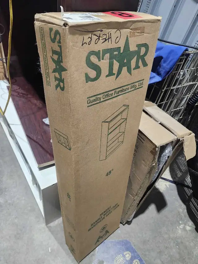 Star 48" Wooden Bookcase - New in Box