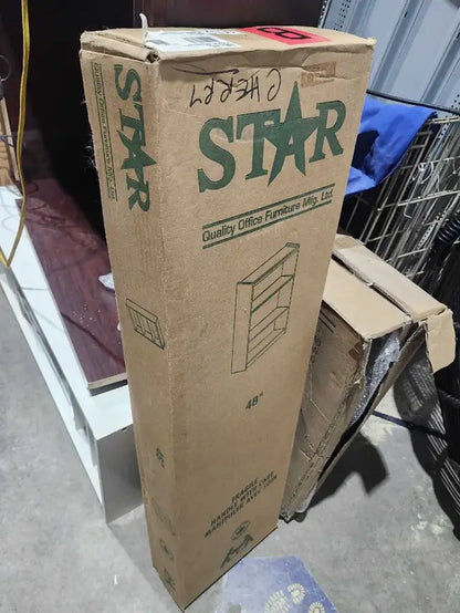 Star 48" Wooden Bookcase - New in Box