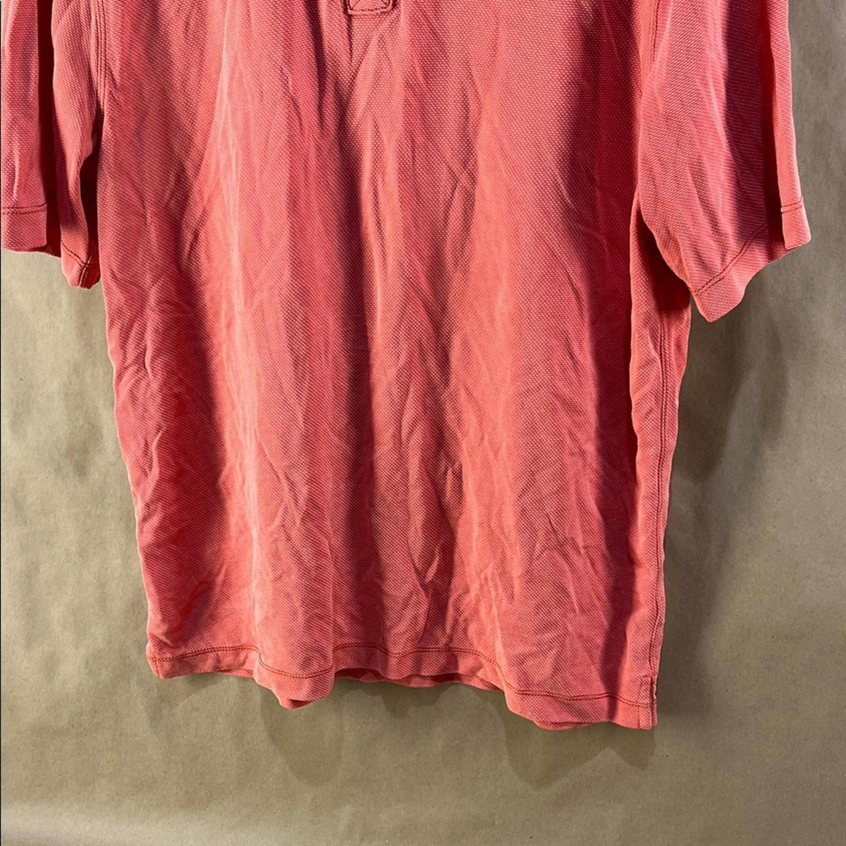 Johnston & Murphy Coral Polo Shirt Size M
