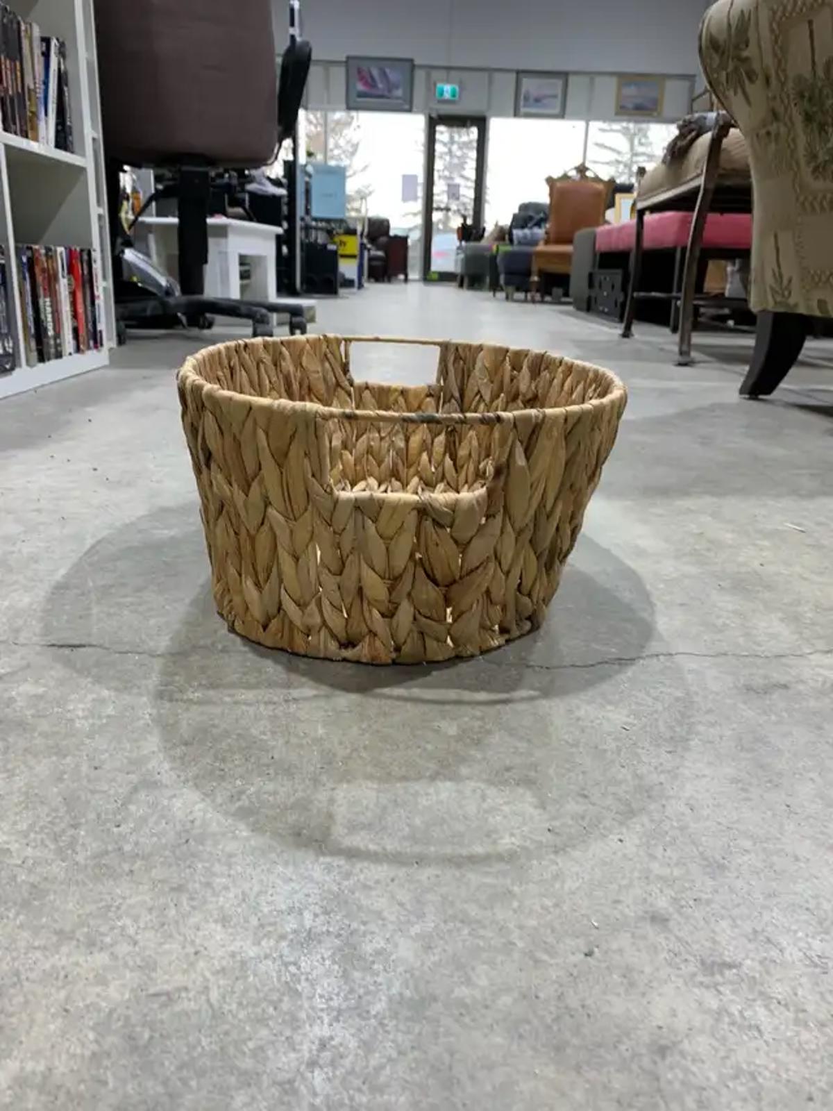 Small Woven Basket with Handles