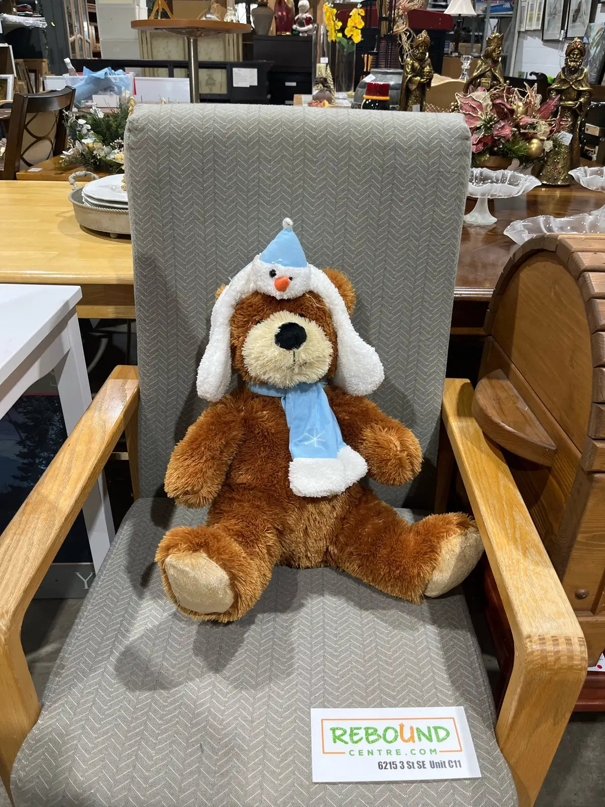 Christmas Teddy Bear with Hat