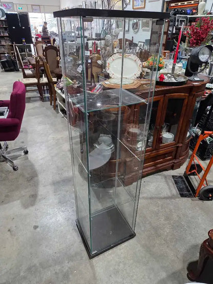 Ikea DETOLF Glass Display Case