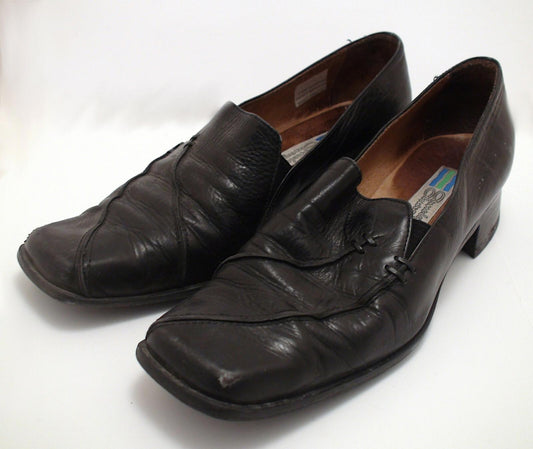Vintage Arnold Churgin Hand Made Heeled Dress Shoes 38 1/2