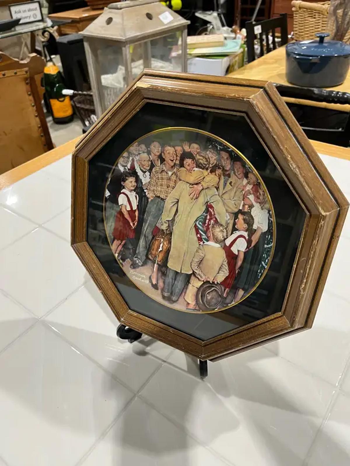 Norman Rockwell Plate