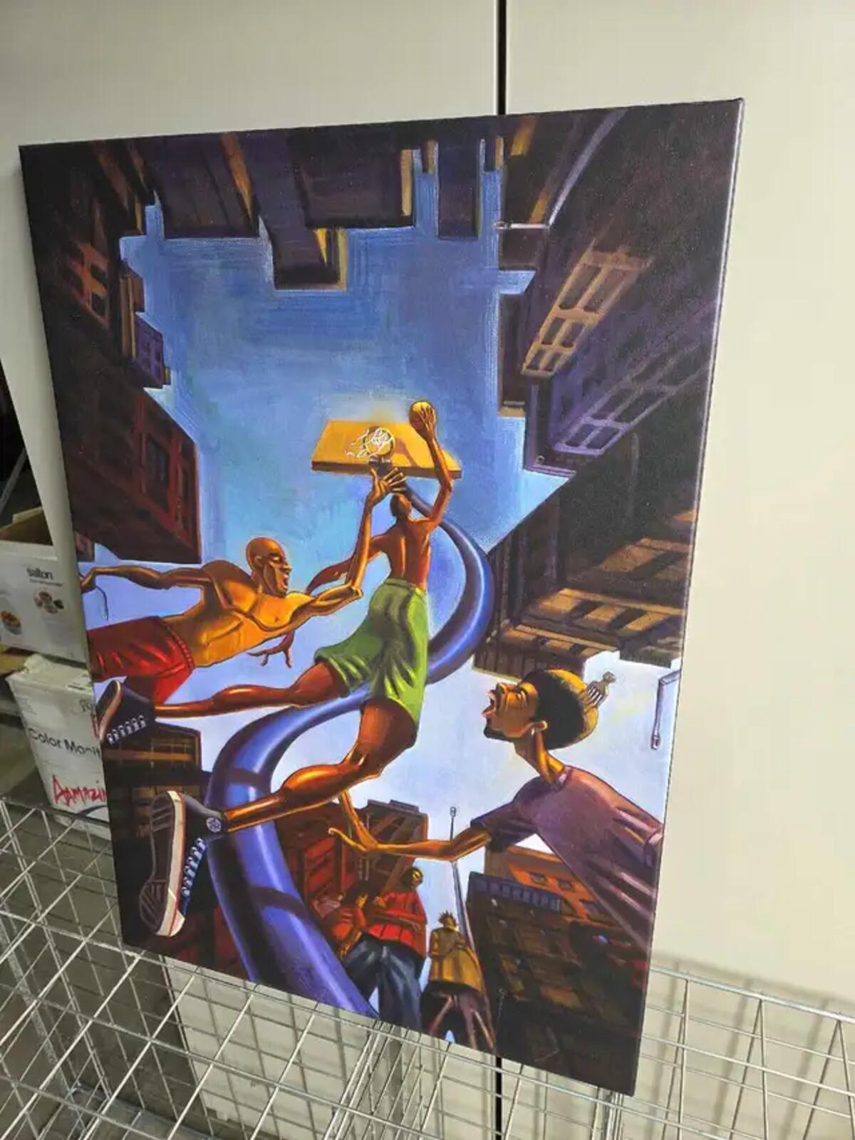 Basketball Art on Canvas