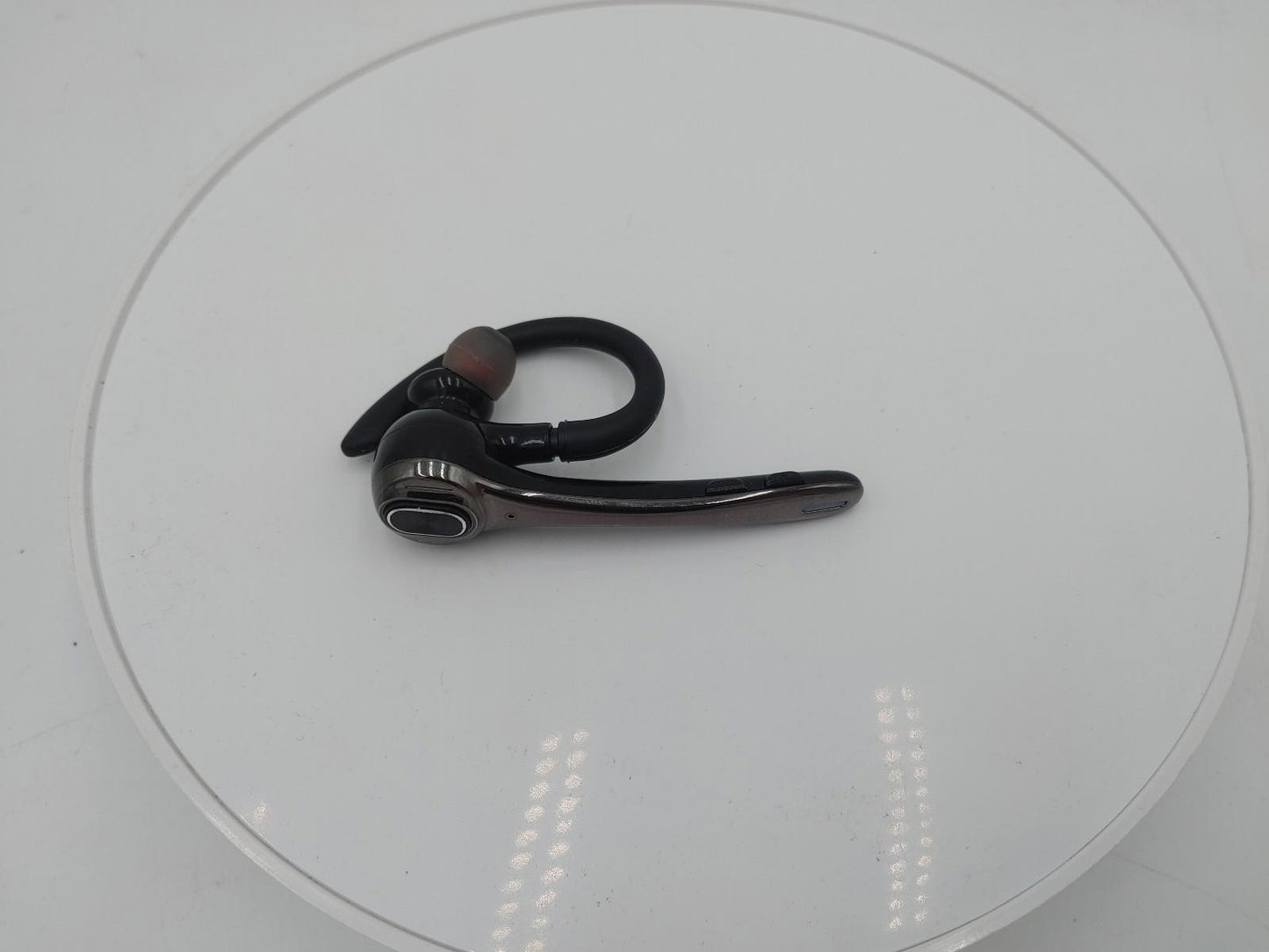 Good Condition Earpiece Headset Microphone Left or Right Black Tested Working