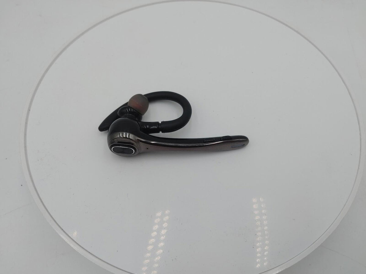 Écouteur-micro de casque en bon état, gauche ou droit, noir, testé et fonctionnel