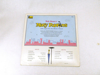Disneyland Records Vinyl - Mary Poppins, Story & Songs 1964