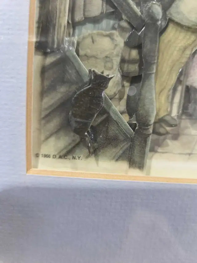 Anton Pieck 3D Wooden Art - 1966