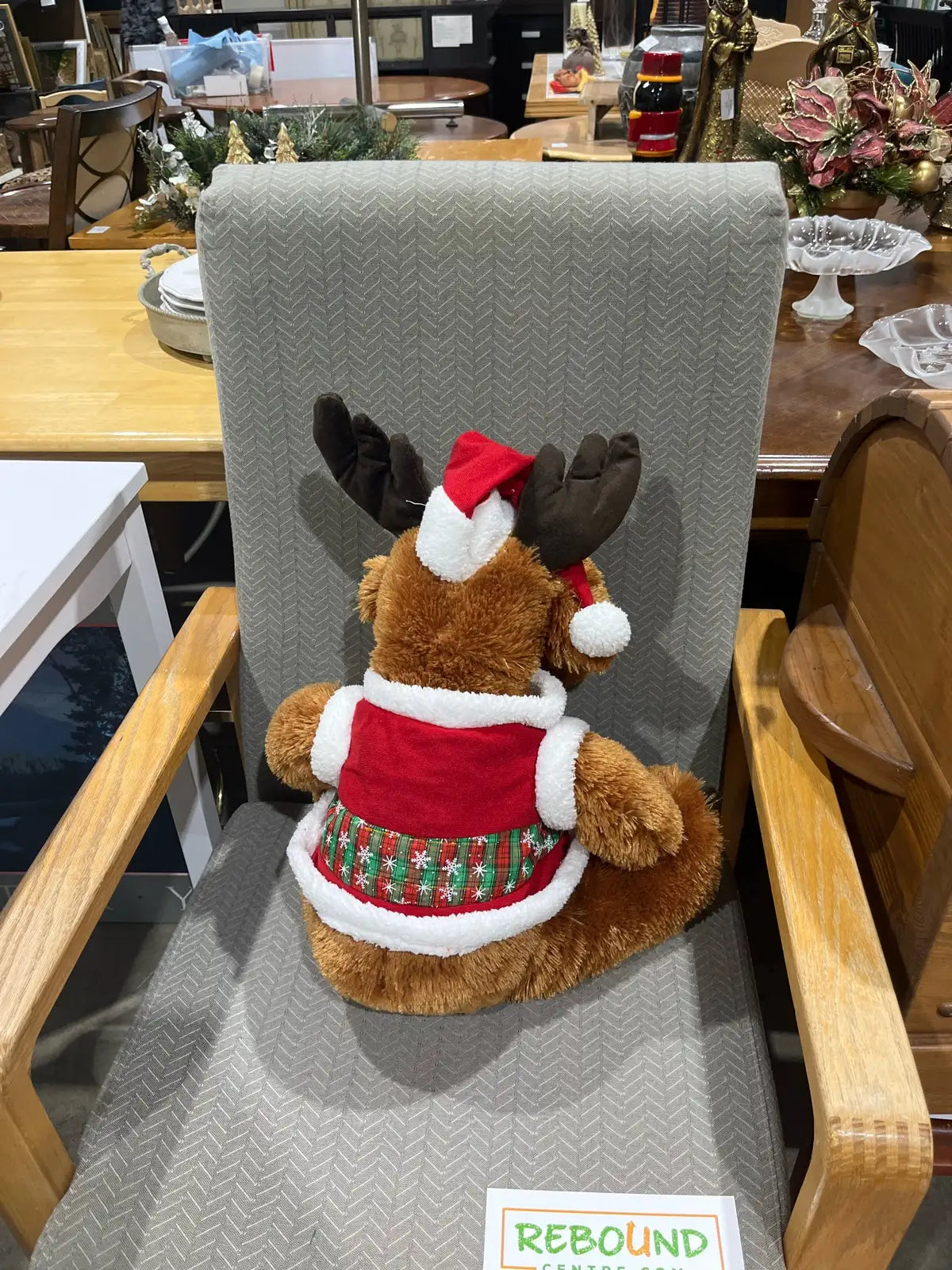Christmas Moose Plush