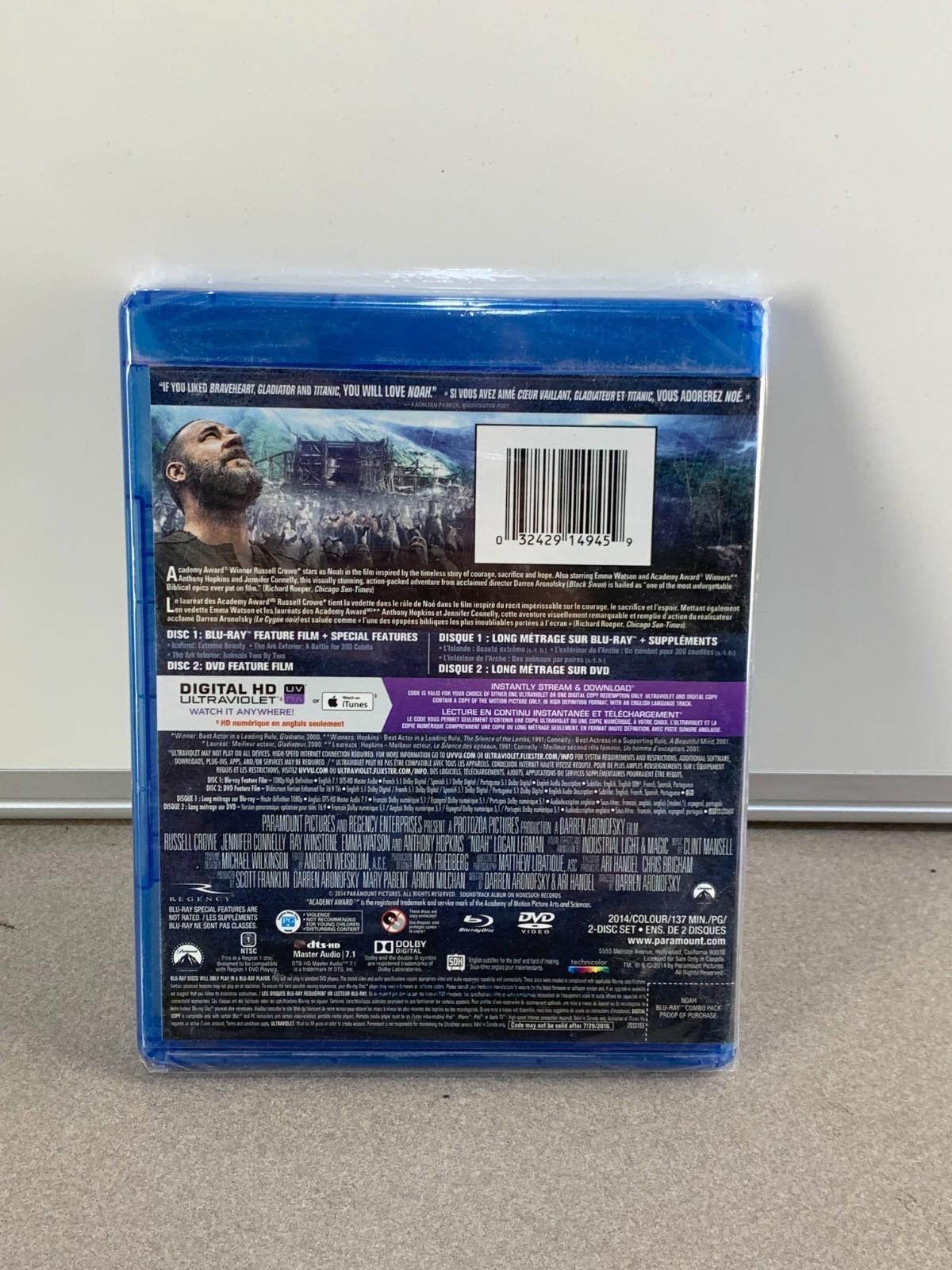 Noah (Blu Ray + DVD) Russel Crowe