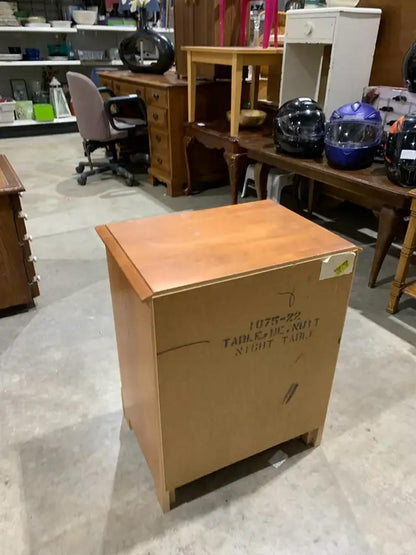 Wooden Night Table - 2 Drawers