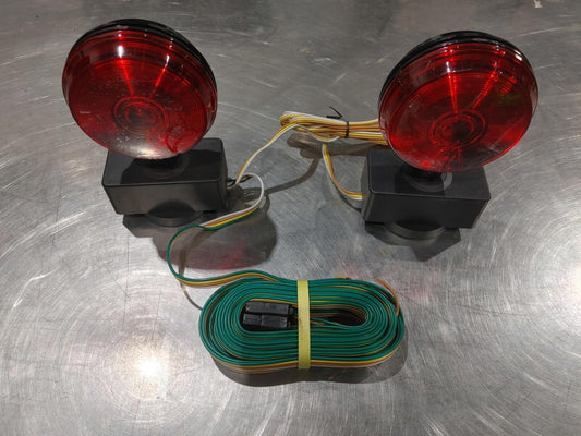 Brand New SAE STIP 07 Dot Red Magnetic Warning lights for Trucks & Road Vehicles