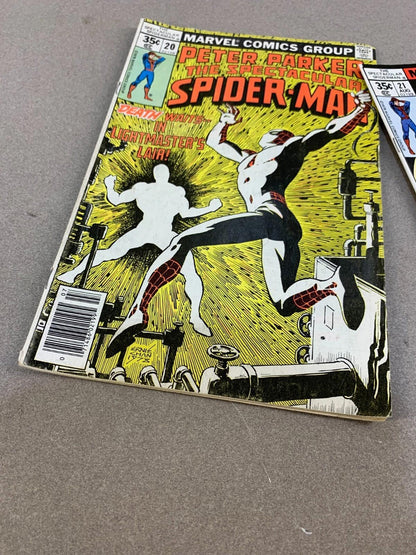 Lot of 2 Marvel Comic- Peter Parker, The Spectacular Spider-Man #20 & #21