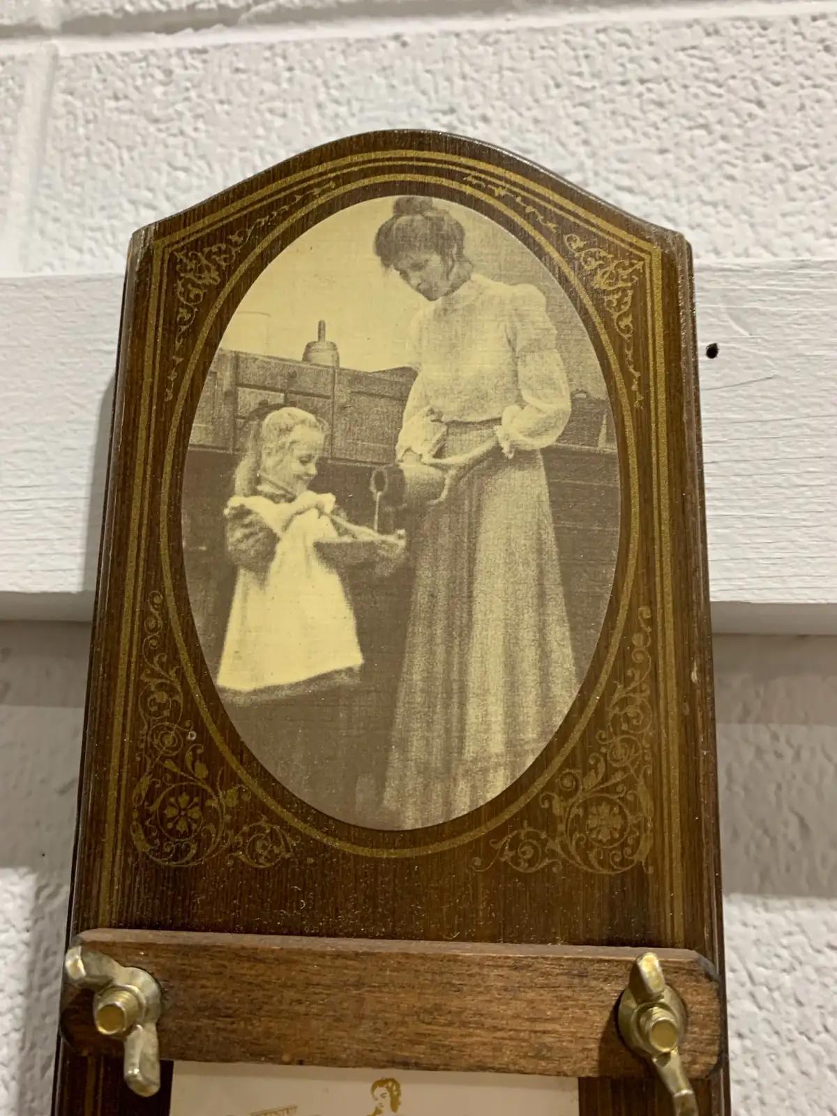 Wood Vintage Groceries List board