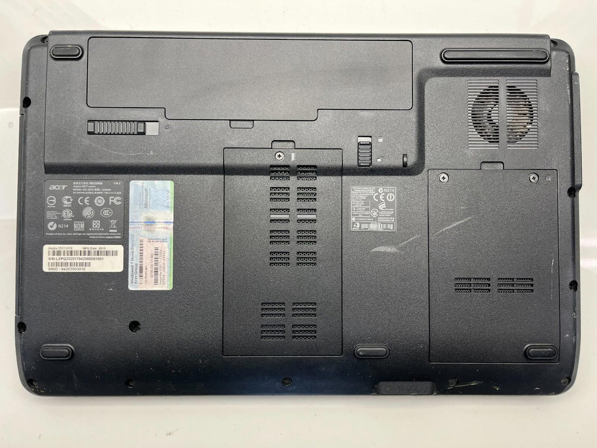 Acer Aspire S517 Laptop Athlon 64 TF-20 FOR PARTS