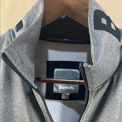 Bench Men’s Gray Full-Zip Jacket (Size L)